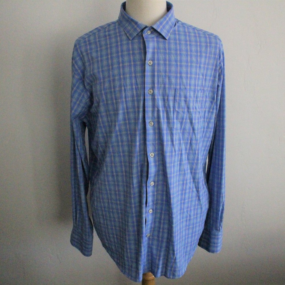 Peter Millar Mens Summer Comfort Crown Sport Button Down Shirt - Size XL